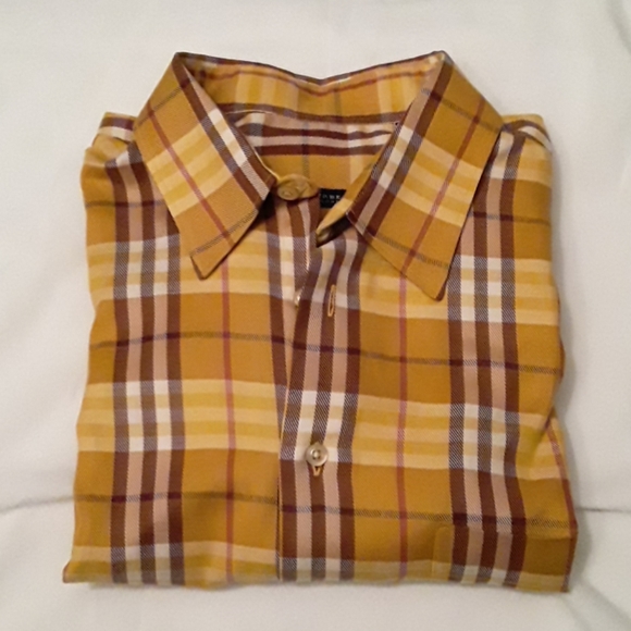 BURBERRY MEN'S LONG SLEEVE SHIRT L - Picture 4 of 4